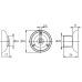 Завёртка сантехническая SILLUR OL P.CHROME (хром блестящий)